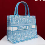 Christian Dior Medium Dior Book Tote M1286 Blue